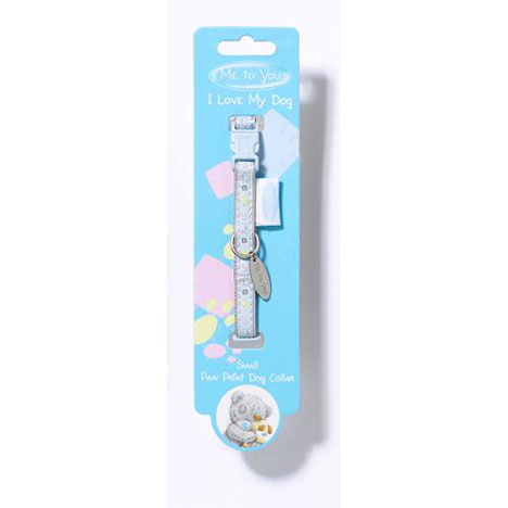 Me to You Bear Paw Prints Collar Small Blue £5.00